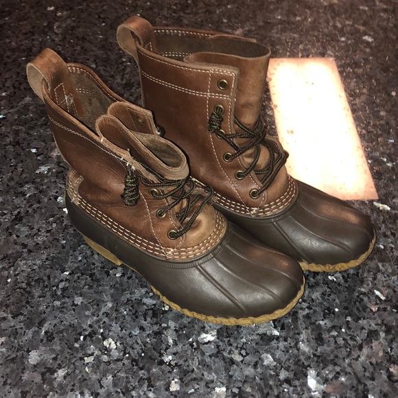 “Bean Boots” Brown Duck Boots by L.L. Bean - Picture 2 of 16